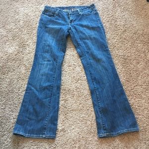 GAP Y2K Wide Leg Jeans size 4 Denim Embroidered